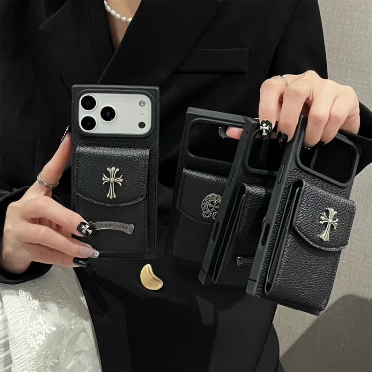 クロムハーツ Chrome Hearts iphone17 /Air/16/15/14/13 Pro Maxケースブランドコピーiphone Air/17/16e/15/14ブランドケースメンズレディースハイエンドiphone16/15 17Pro Max/14plusカバー