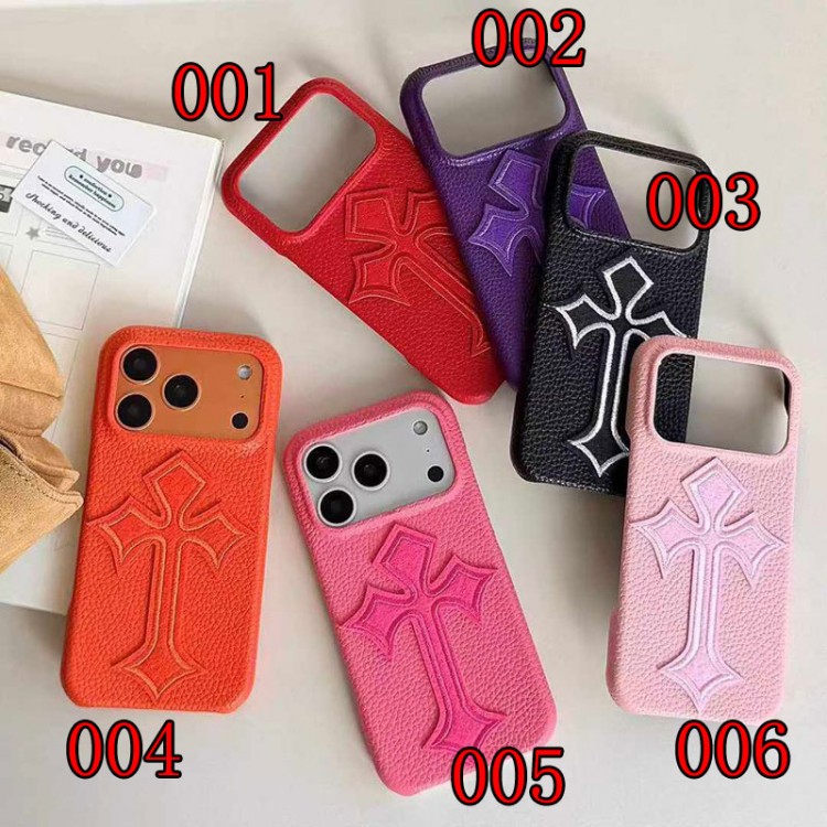 クロムハーツ Chrome Heartsハイブランドアイフォン17 プロマックス 16e 15プロ/14/13スマホケースブランドiphone16/15/14 17Pro/ airメンズケースハイエンドiphone16/15 17Pro Max/14plusカバー