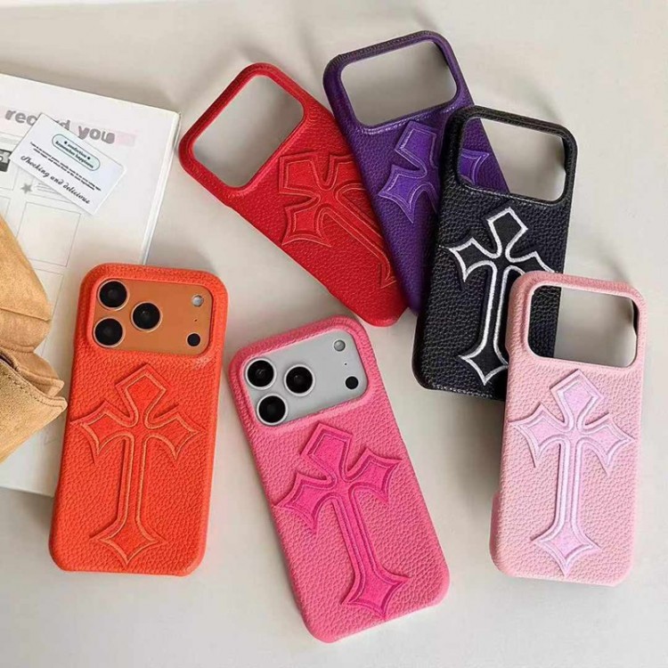 クロムハーツ Chrome Heartsハイブランドアイフォン17 プロマックス 16e 15プロ/14/13スマホケースブランドiphone16/15/14 17Pro/ airメンズケースハイエンドiphone16/15 17Pro Max/14plusカバー