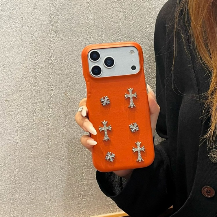 クロムハーツ Chrome Hearts iphone Air/16/15/17PRO/14/13Proブランドスマホケースレディース向けiphone 17pro max/ air /16/15/14/13Proケースハイエンドiphone16/15 17Pro Max/14plusカバー