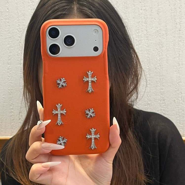 クロムハーツ Chrome Hearts iphone Air/16/15/17PRO/14/13Proブランドスマホケースレディース向けiphone 17pro max/ air /16/15/14/13Proケースハイエンドiphone16/15 17Pro Max/14plusカバー