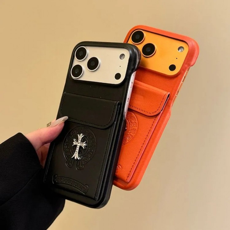 クロムハーツ Chrome Heartsレディース向けiphone 17pro max/ air /16/15/14/13Proケースかわいいアイフォン17pro /16/15プロ/14/13カバーハイエンドiphone16/15 17Pro Max/14plusカバー