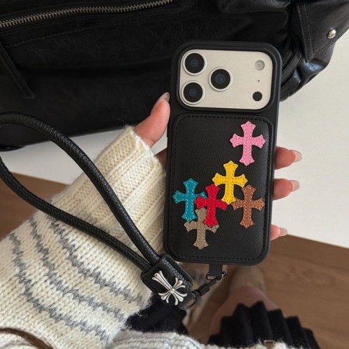 クロムハーツ Chrome Hearts iphone17 /Air/16/15/14/13 Pro Maxケースブランドコピーレディース向けiphone 17pro max/ air /16/15/14/13Proケースハイエンドiphone16/15 17Pro Max/14plusカバー