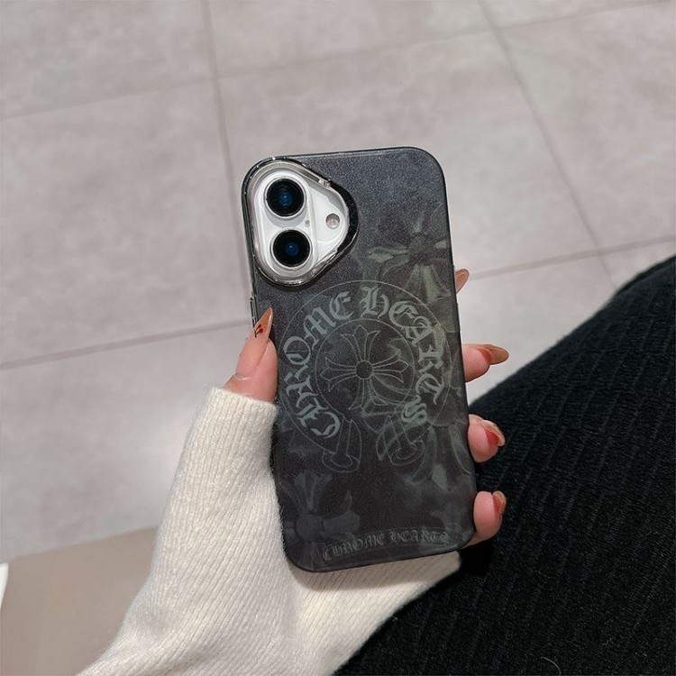 クロムハーツ Chrome Heartsハイブランドアイフォン17 プロマックス 16e 15プロ/14/13スマホケースレディース向けiphone 17pro max/ air /16/15/14/13Proケースiphone Air/17/16e/15/14ブランドケースメンズレディース