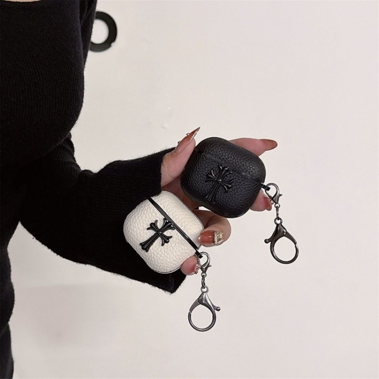 クロムハーツ Chrome Hearts かわいい エアーポッズ4/3/プロカバー高品質 Airpods 3pro 4ケース保護 エアーポッズ4 3 Air pods1/2/3/pro2ケースレディース Airpods 4 3 pro2ケース ブランド
