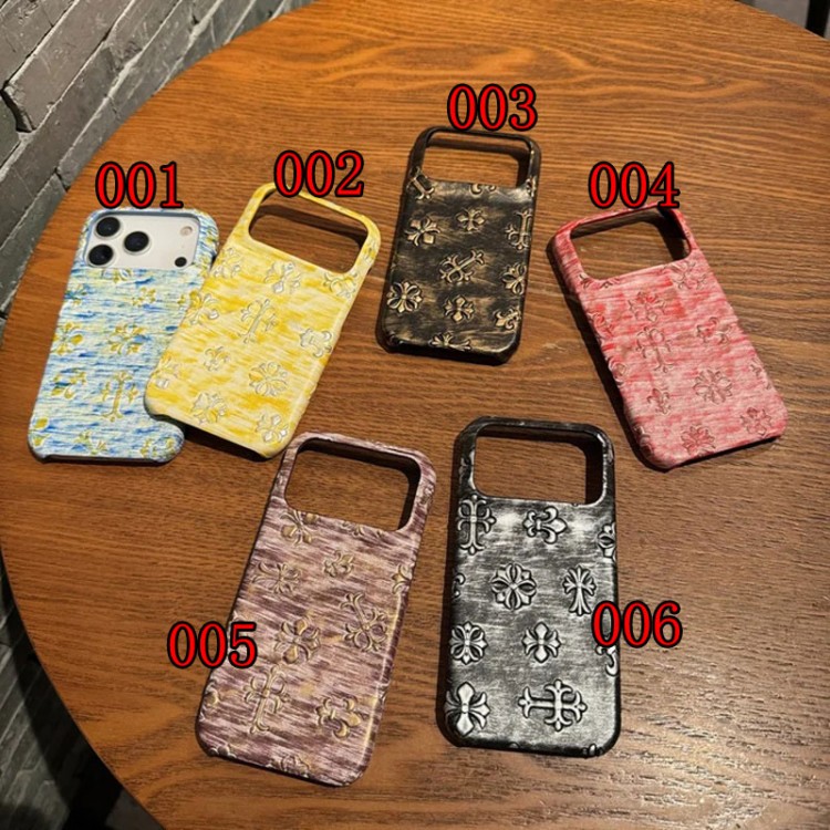 クロムハーツ Chrome Hearts iphone Air/16/15/17PRO/14/13Proブランドスマホケースかわいいアイフォン17pro /16/15プロ/14/13カバーiphone Air/17/16e/15/14ブランドケースメンズレディース