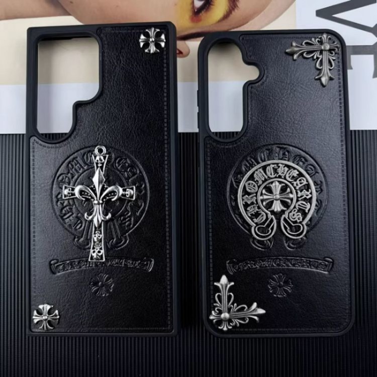 クロムハーツ Chrome Heartsブランドgalaxy s26 ultra s23/s24 ultra/s25+スマホケースメンズレディースgalaxy s26/s25plus/s24 ultra/s23 s22ケースブランドギャラクシーs25+/s23ultra/s26 plus s24 iphone Air 17 pro 15 16 17 14pro maxケースギャラクシーs26 s23 s24 ultra S25plusブランドケース男性愛用