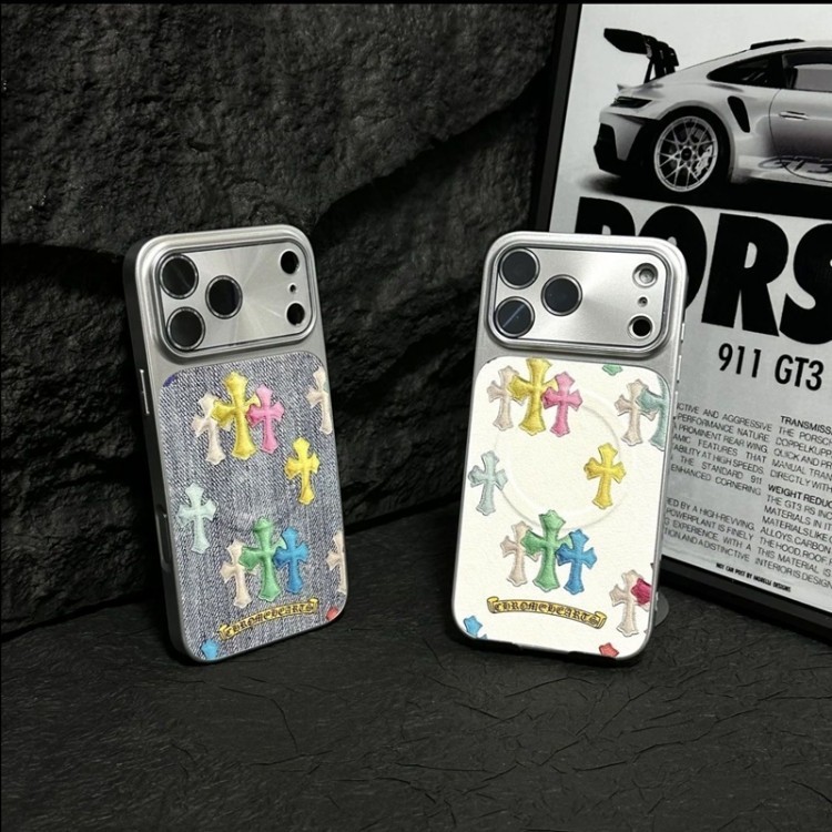 クロムハーツ Chrome Hearts iphone Air/16/15/17PRO/14/13Proブランドスマホケースブランドiphone16/15/14 17Pro/ airメンズケースかわいいアイフォン17pro /16/15プロ/14/13カバー