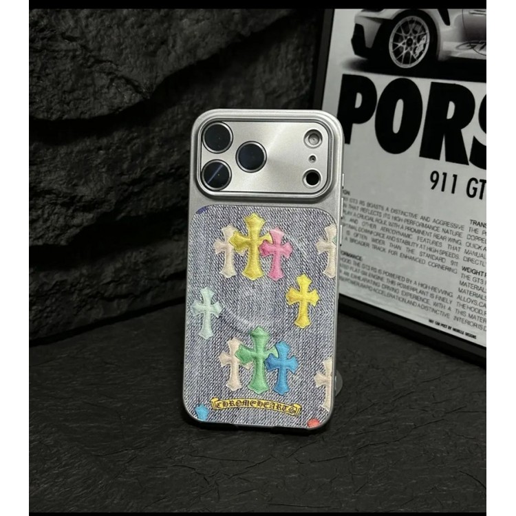 クロムハーツ Chrome Hearts iphone Air/16/15/17PRO/14/13Proブランドスマホケースブランドiphone16/15/14 17Pro/ airメンズケースかわいいアイフォン17pro /16/15プロ/14/13カバー