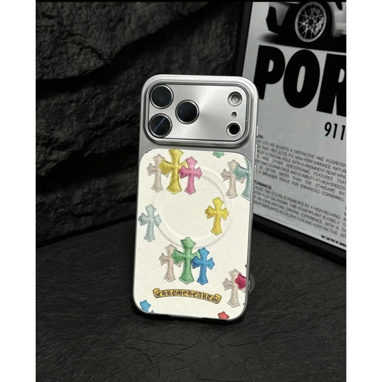 クロムハーツ Chrome Hearts iphone Air/16/15/17PRO/14/13Proブランドスマホケースブランドiphone16/15/14 17Pro/ airメンズケースかわいいアイフォン17pro /16/15プロ/14/13カバー