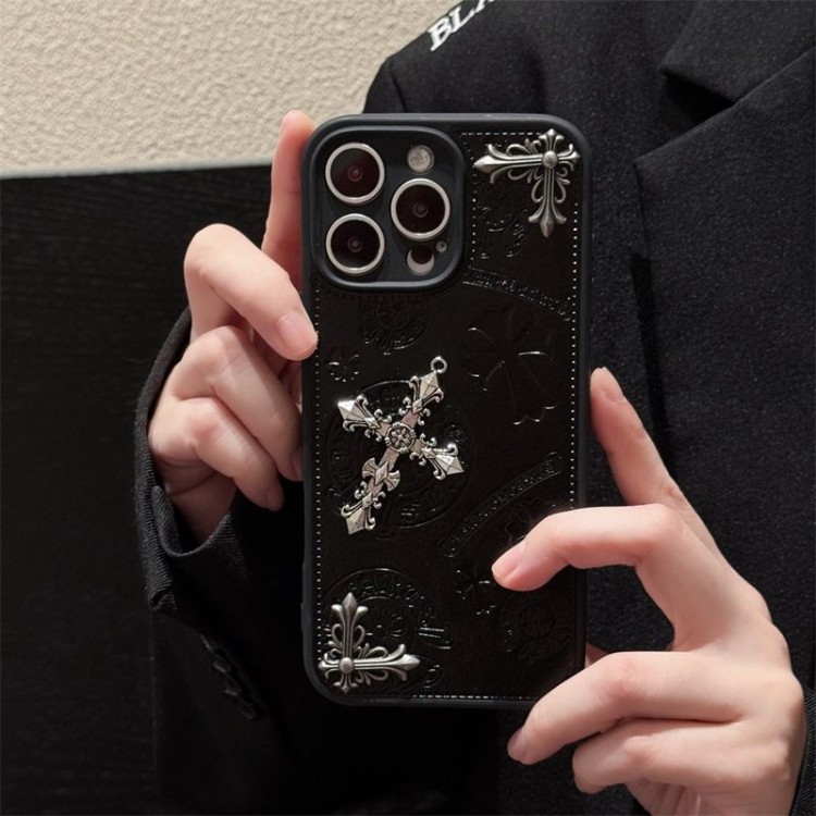 クロムハーツ Chrome Hearts iphone Air/16/15/17PRO/14/13Proブランドスマホケースブランドiphone16/15/14 17Pro/ airメンズケースiphone Air/17/16e/15/14ブランドケースメンズレディース