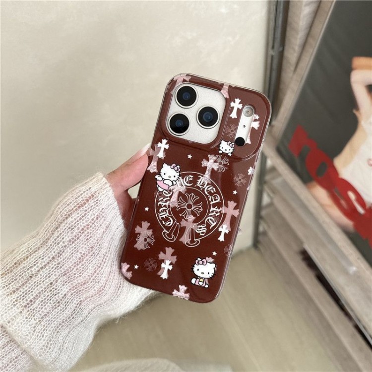 クロムハーツ Chrome Hearts iphone17 /Air/16/15/14/13 Pro Maxケースブランドコピーiphone Air/16/15/17PRO/14/13Proブランドスマホケースハイエンドiphone16/15 17Pro Max/14plusカバー