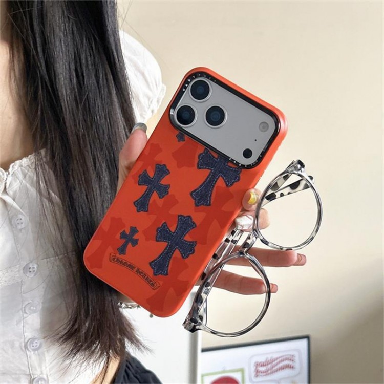 クロムハーツ Chrome Hearts iphone Air/16/15/17PRO/14/13Proブランドスマホケース かわいい アイフォン17pro /16/15プロ/14/13カバーiphone Air/17/16e/15/14ブランドケースメンズレディース