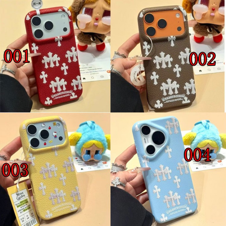 クロムハーツ Chrome Heartsハイブランドアイフォン17 プロマックス 16e 15プロ/14/13スマホケースかわいいアイフォン17pro /16/15プロ/14/13カバーハイエンドiphone16/15 17Pro Max/14plusカバー