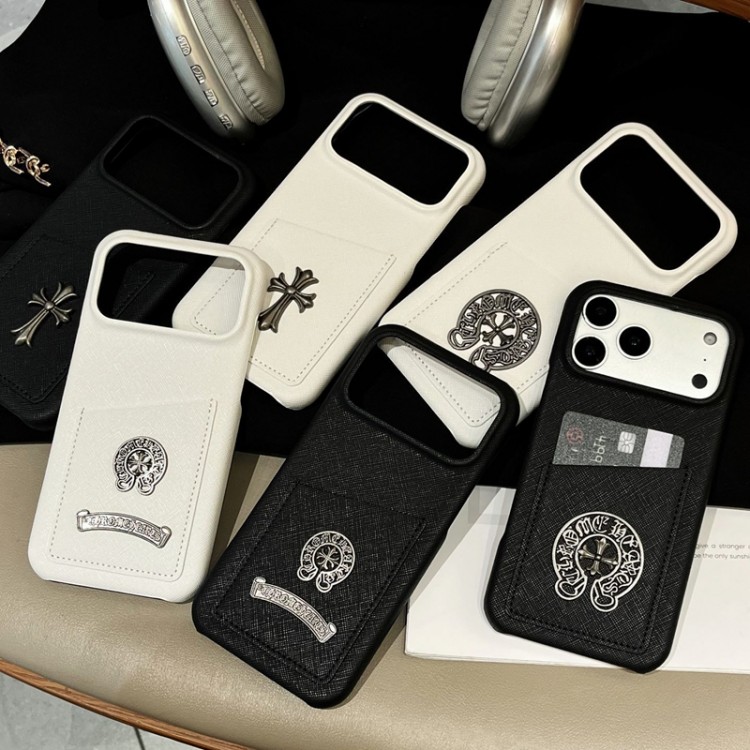 クロムハーツ Chrome Hearts iphone17 /Air/16/15/14/13 Pro Maxケースブランドコピーレディース向けiphone 17pro max/ air /16/15/14/13Proケースかわいいアイフォン17pro /16/15プロ/14/13カバー