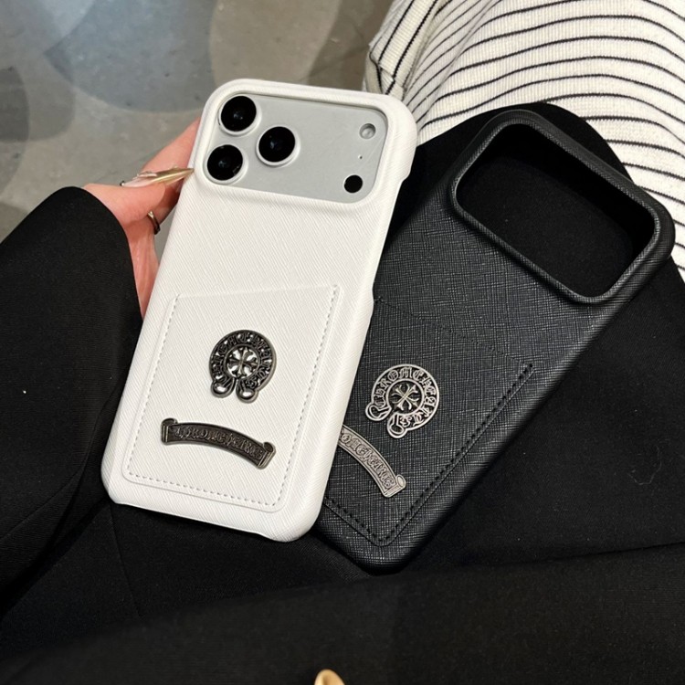 クロムハーツ Chrome Hearts iphone17 /Air/16/15/14/13 Pro Maxケースブランドコピーレディース向けiphone 17pro max/ air /16/15/14/13Proケースかわいいアイフォン17pro /16/15プロ/14/13カバー