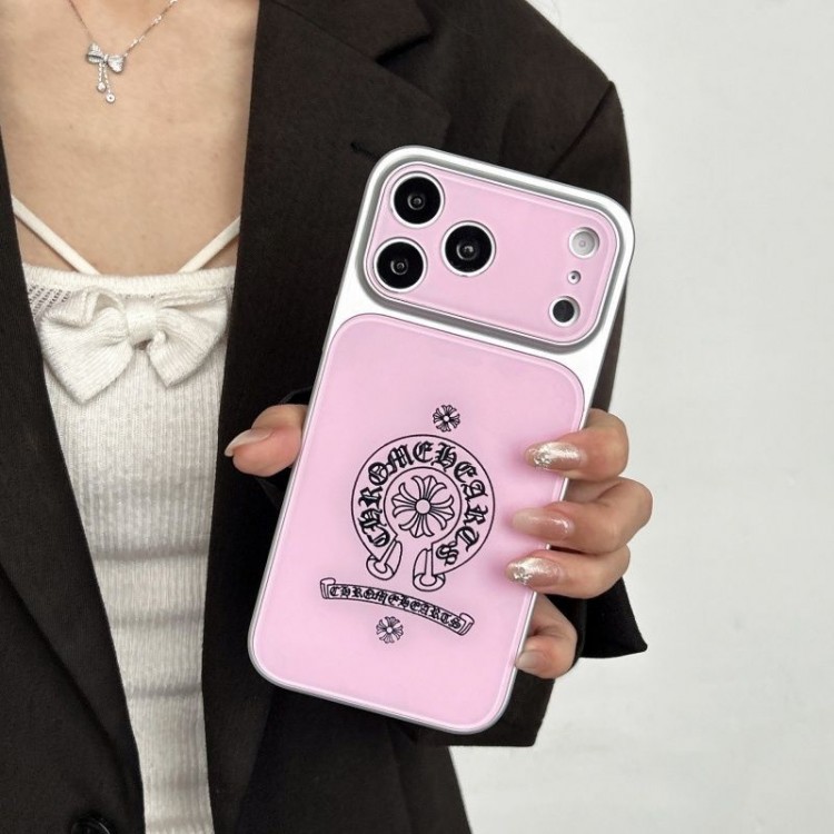 クロムハーツ Chrome Hearts iphone 17e/Air/16/15/17PRO/14/13Proブランドスマホケースレディース向けiphone 17pro max/ air /16/15/14/13Proケースiphone Air/17/16e/15/14ブランドケースメンズレディース