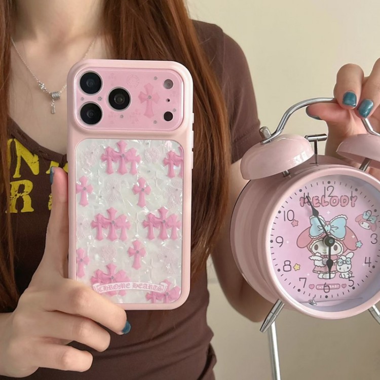 クロムハーツ Chrome Heartsハイブランドアイフォン17 プロマックス 16e 15プロ/14/13スマホケースiphone 17e/Air/16/15/17PRO/14/13Proブランドスマホケースレディース向けiphone 17pro max/ air /16/15/14/13Proケース