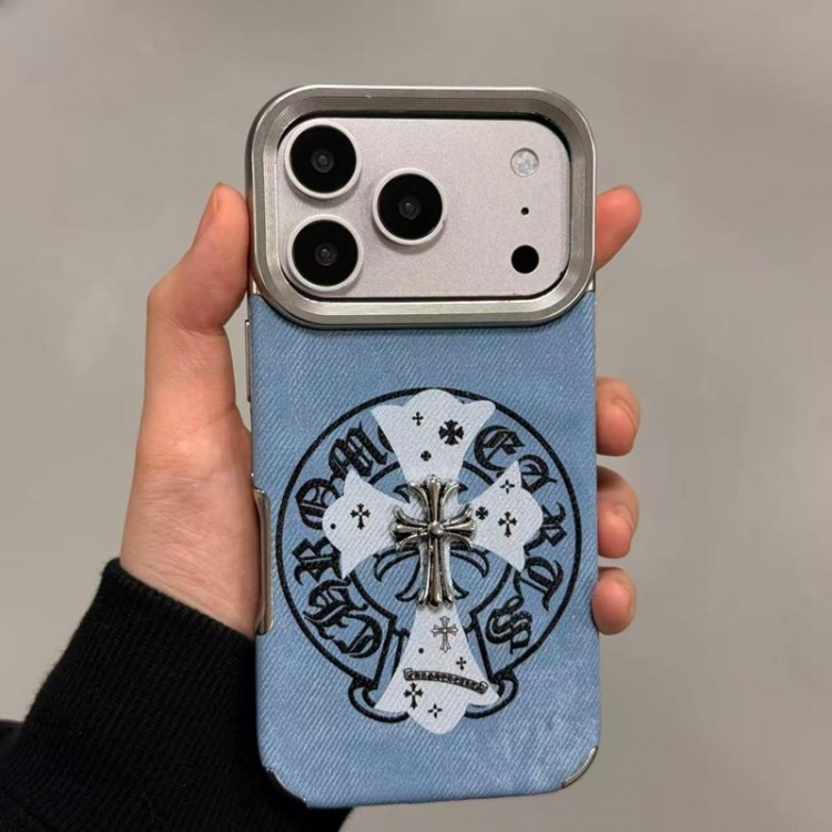 クロムハーツ Chrome Hearts iphone17 /Air/16/15/14/13 Pro Max/17eケースブランドコピー男女兼用携帯カバーiphone Air/16/15/14/17Pro Max airかわいいアイフォン17pro /16/15プロ/14/13カバー