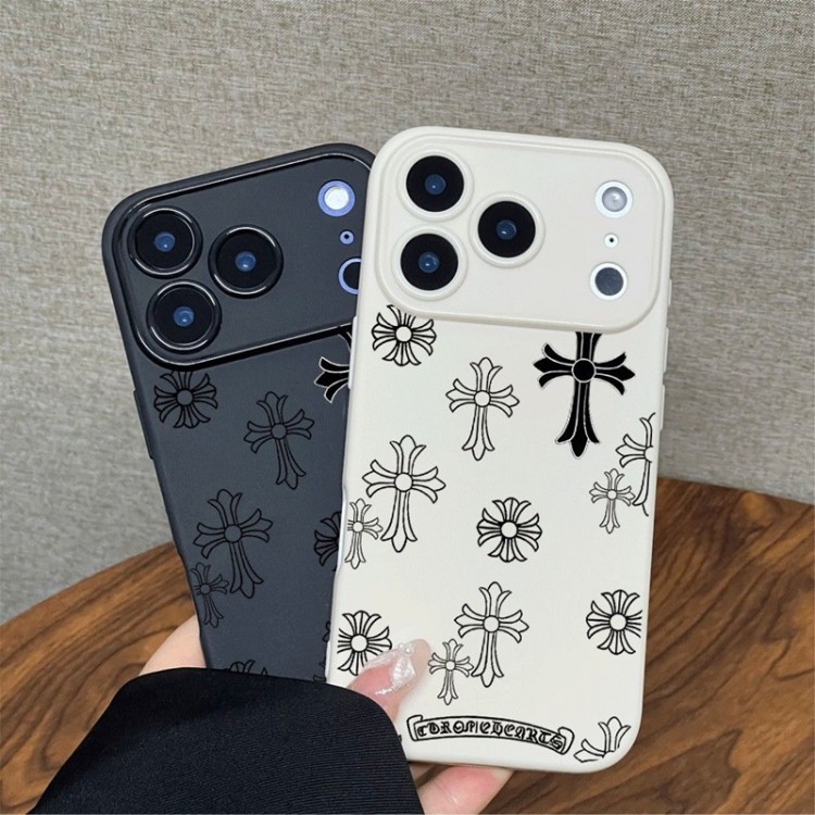 クロムハーツ Chrome Hearts iphone17 /Air/16/15/14/13 Pro Max/17eケースブランドコピー男女兼用携帯カバーiphone Air/16/15/14/17Pro Max airかわいいアイフォン17pro /16/15プロ/14/13カバー