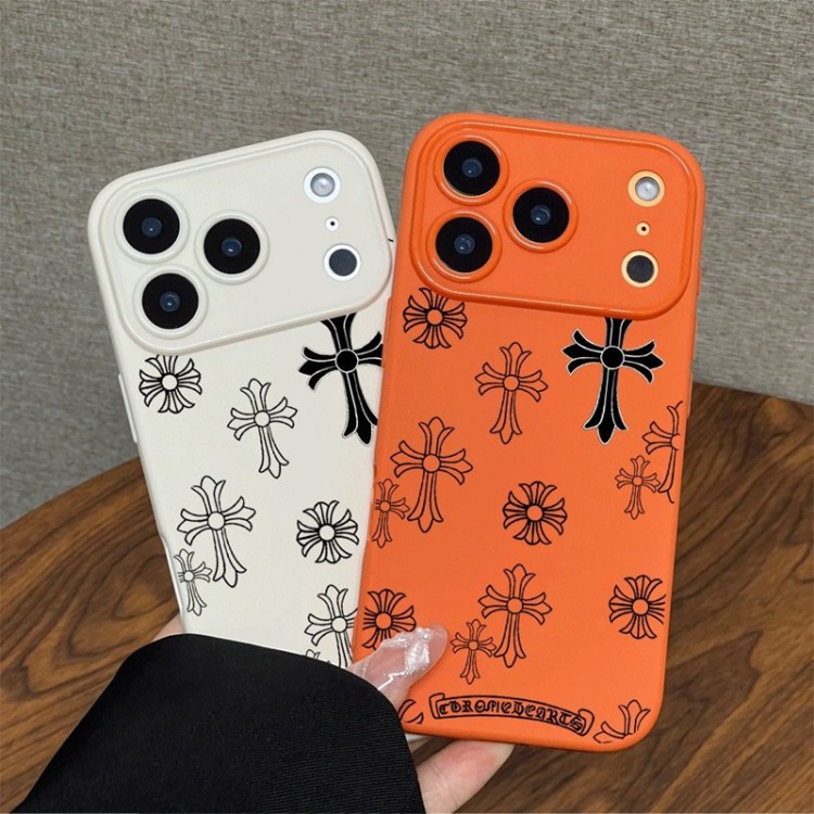 クロムハーツ Chrome Hearts iphone17 /Air/16/15/14/13 Pro Max/17eケースブランドコピー男女兼用携帯カバーiphone Air/16/15/14/17Pro Max airかわいいアイフォン17pro /16/15プロ/14/13カバー