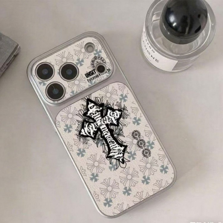 クロムハーツ Chrome Heartsブランドiphone16/15/14 17Pro/ airメンズケース かわいい アイフォン17pro /16/15プロ/14/13カバーiphone Air/17/16e/15/14ブランドケースメンズレディース