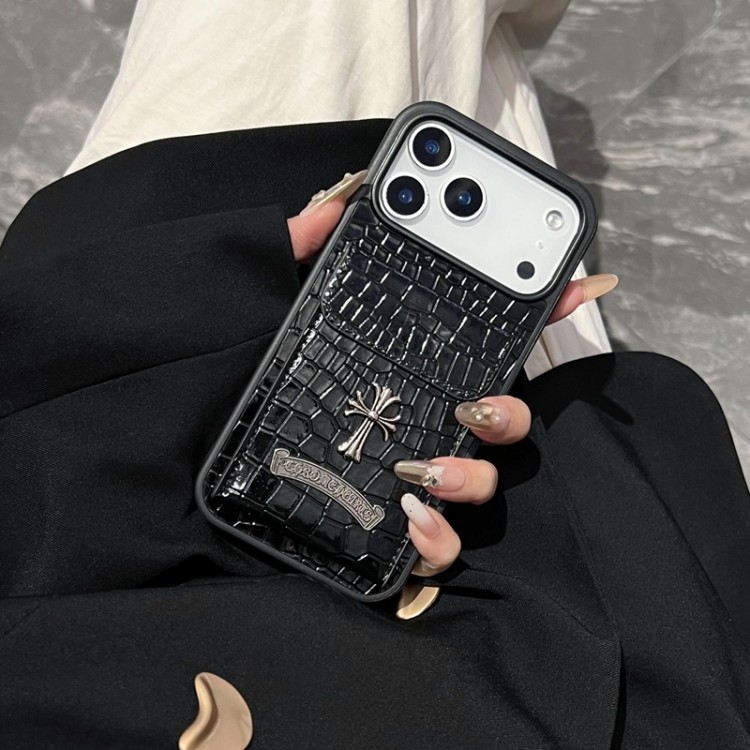 クロムハーツ Chrome Hearts iphone 17e/Air/16/15/17PRO/18/18Proブランドスマホケース男女兼用携帯カバーiphone 18pro max/16/15/14/17Pro Max airハイエンドiphone 18pro/16/15 17Pro Max/14plusカバー