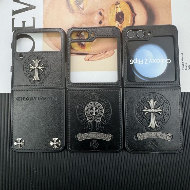 クロムハーツ Chrome Heartsハイブランドgalaxy z flip8 7 6 5/z flip4/z flip3折りたたみケースハイエンドギャラクシーgalaxy z flip8 7 6 5 4 3スマホケースファッションgalaxy z flip8 7 6 5/z flip4/z flip3ケースブランド折りたたみ型ギャラクシーz flip 8 7 6 5/z flip4/z fold5 6 7 8 ultraケースメンズ