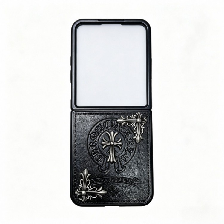 クロムハーツ Chrome Heartsハイブランドgalaxy z flip8 7 6 5/z flip4/z flip3折りたたみケースハイエンドギャラクシーgalaxy z flip8 7 6 5 4 3スマホケースファッションgalaxy z flip8 7 6 5/z flip4/z flip3ケースブランド折りたたみ型ギャラクシーz flip 8 7 6 5/z flip4/z fold5 6 7 8 ultraケースメンズ