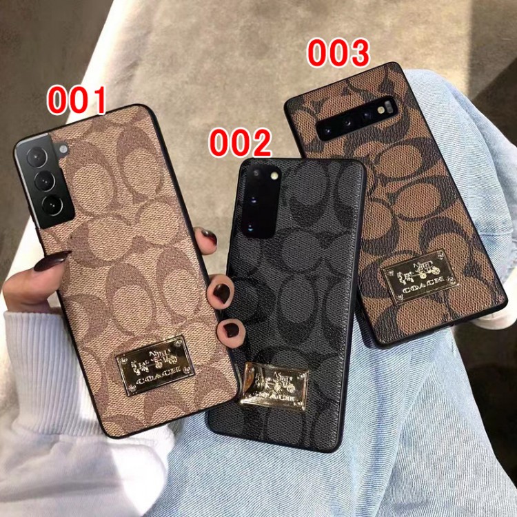 coach ギャラクシーs23 ultra s22ケース激安コピーブランドsamsung s23/s22 plus/s20 ultraケースオシャレ携帯ケースiphone 15/14 pro/13 pro max/12ケースジャケット型 芸能人愛用 男女兼用