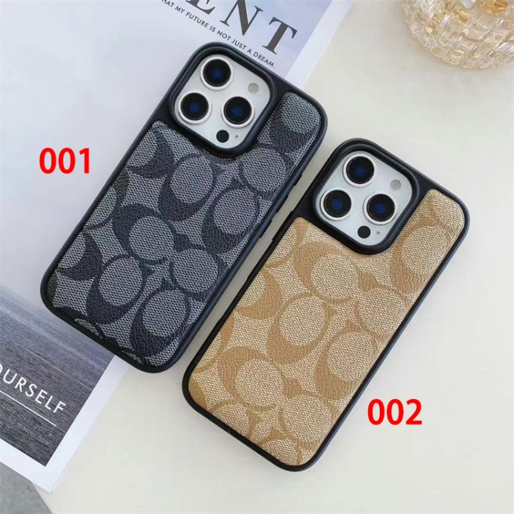 Coach コーチハイブランドアイフォン17 プロマックス 16e 15プロ/14/13スマホケース かわいい Coach アイフォン17pro /16/15プロ/14/13カバー ハイエンドiphone16/15 17Pro Max/14plusカバー