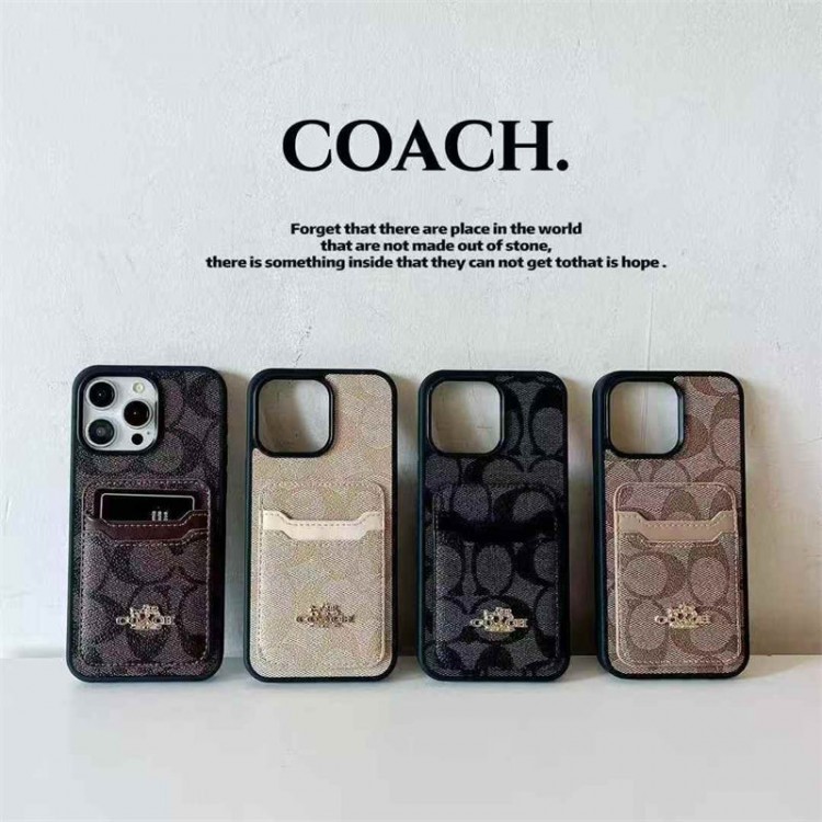 Coach コーチiphone17 air/16/15/14/13 Pro Maxケースブランドコピーかわいいアイフォン17pro /16/15プロ/14/13カバーハイエンドiphone16/15 17Pro Max/14plusカバー