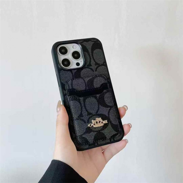 Coach コーチiphone17 air/16/15/14/13 Pro Maxケースブランドコピーかわいいアイフォン17pro /16/15プロ/14/13カバーハイエンドiphone16/15 17Pro Max/14plusカバー