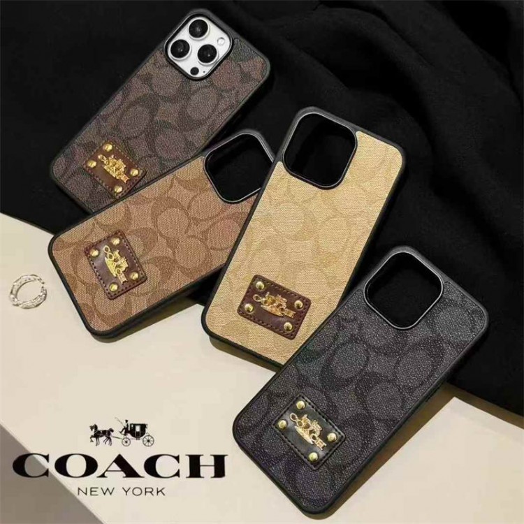 Coach コーチハイブランドアイフォン17 プロマックス 16e 15プロ/14/13スマホケース男女兼用携帯カバーiphone16/15/14/17Pro Max airかわいいアイフォン17pro /16/15プロ/14/13カバー