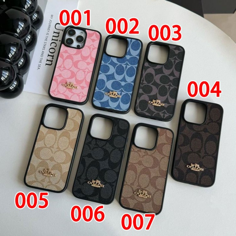 Coach コーチハイブランドアイフォン17 プロマックス 16e 15プロ/14/13スマホケース男女兼用携帯カバーiphone16/15/14/17Pro Max airハイエンドiphone16/15 17Pro Max/14plusカバー