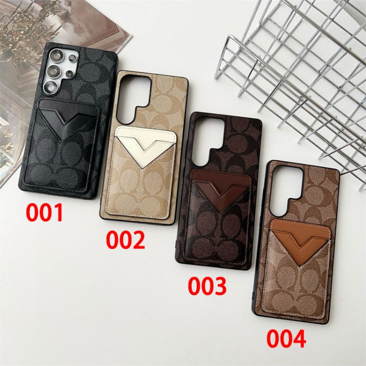 Coach コーチブランドiphone 14 15 16 17pro max携帯カバーコピー高級感galaxy s24 s25ultraアイフォン14 15 16 17 pro airブランドケースギャラクシーs23ultra s24 plus S25 ultra plus保護カバー高品質galaxy s23/s24/s25ブランドケース女性向け