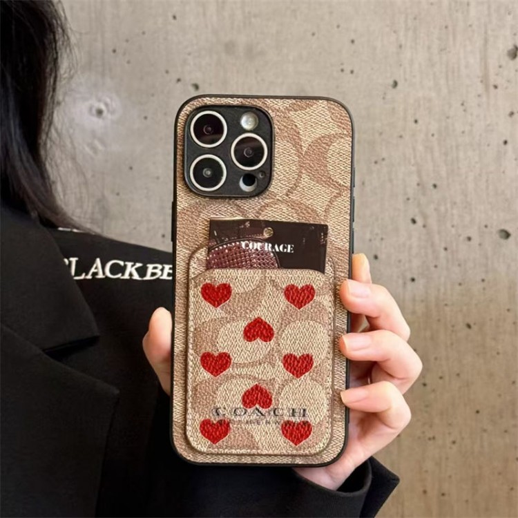Coach コーチブランドiphone16/15/14 17Pro/ airメンズケースかわいいアイフォン17pro /16/15プロ/14/13カバーハイエンドiphone16/15 17Pro Max/14plusカバー