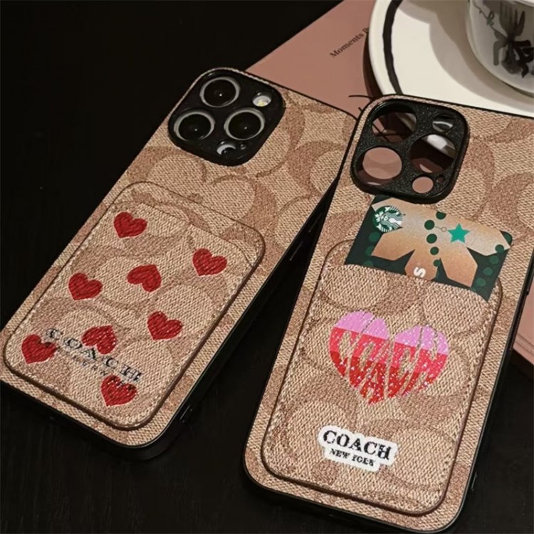 Coach コーチブランドiphone16/15/14 17Pro/ airメンズケースかわいいアイフォン17pro /16/15プロ/14/13カバーハイエンドiphone16/15 17Pro Max/14plusカバー