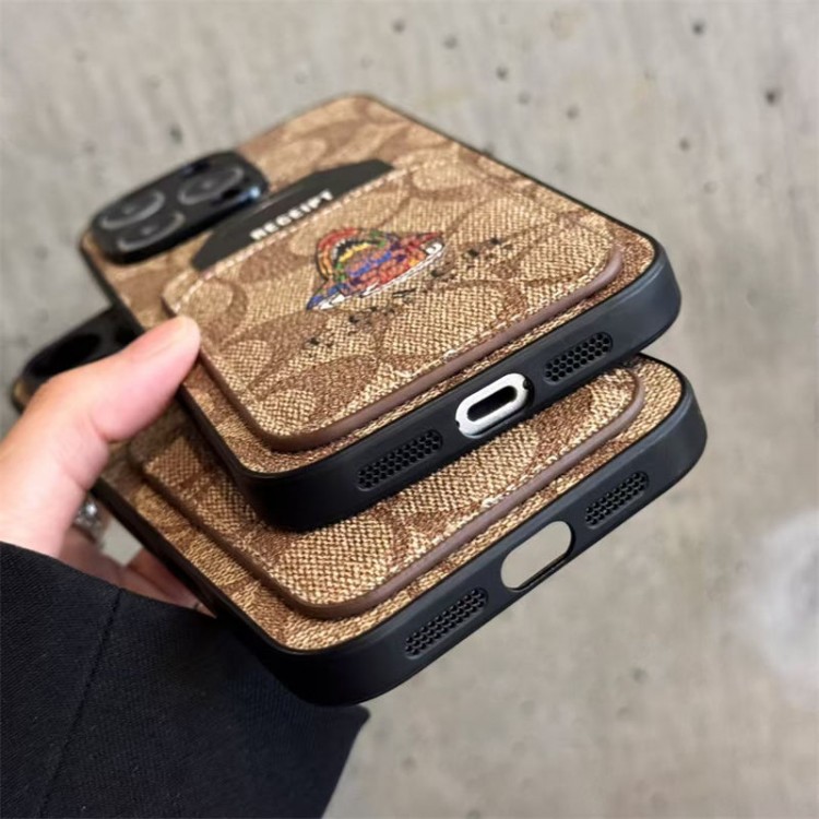 Coach コーチiphone Air/16/15/17PRO/14/13Proブランドスマホケースレディース向けiphone 17pro max/ air /16/15/14/13Proケースiphone Air/17/16e/15/14ブランドケースメンズレディース