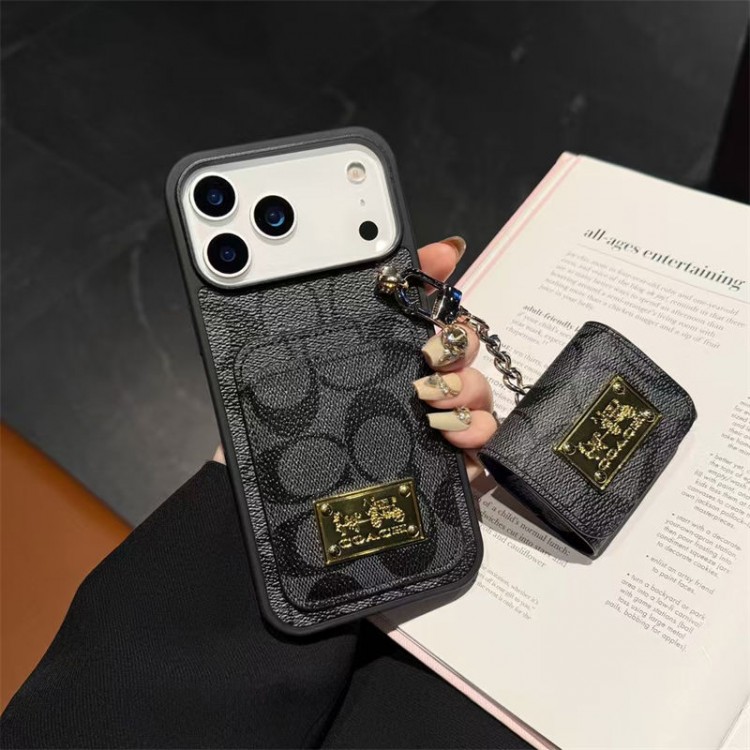 Coach コーチ男女兼用携帯カバーiphone Air/16/15/14/17Pro Max air iphone Air/17/16e/15/14ブランドケースメンズレディースハイエンドiphone16/15 17Pro Max/14plusカバー
