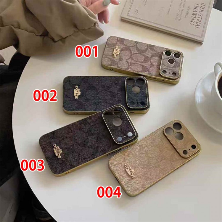 Coach コーチ男女兼用携帯カバーiphone Air/16/15/14/17Pro Max airブランドiphone16/15/14 17Pro/ airメンズケースかわいいアイフォン17pro /16/15プロ/14/13カバー