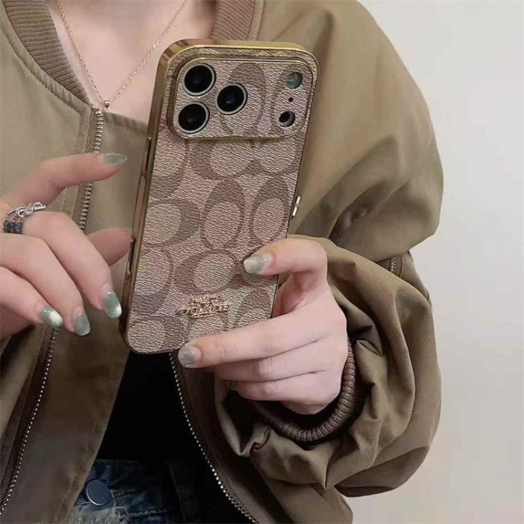 Coach コーチ男女兼用携帯カバーiphone Air/16/15/14/17Pro Max airブランドiphone16/15/14 17Pro/ airメンズケースかわいいアイフォン17pro /16/15プロ/14/13カバー