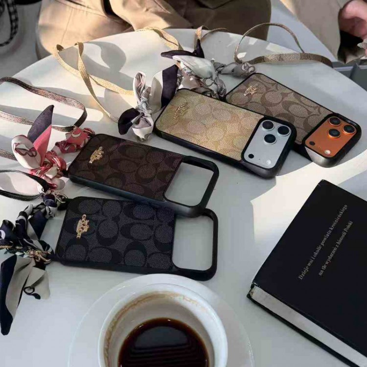 Coach コーチ男女兼用携帯カバーiphone Air/16/15/14/17Pro Max airレディース向け iphone 17pro max/ air /16/15/14/13Proケース iphone Air/17/16e/15/14ブランドケースメンズレディース