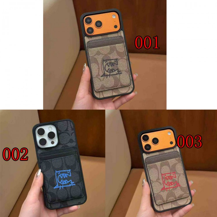 Coach コーチハイブランドアイフォン17 プロマックス 16e 15プロ/14/13スマホケース男女兼用携帯カバーiphone Air/16/15/14/17Pro Max airハイエンドiphone16/15 17Pro Max/14plusカバー