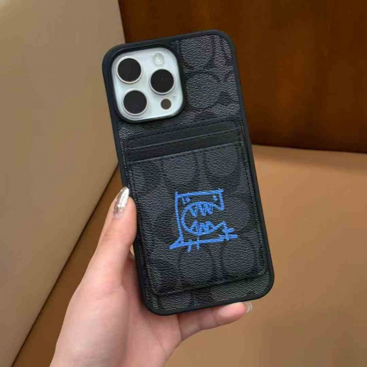 Coach コーチハイブランドアイフォン17 プロマックス 16e 15プロ/14/13スマホケース男女兼用携帯カバーiphone Air/16/15/14/17Pro Max airハイエンドiphone16/15 17Pro Max/14plusカバー