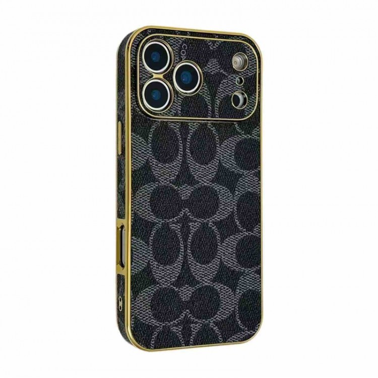 Coach コーチハイブランドアイフォン17 プロマックス 16e 15プロ/14/13スマホケースブランドiphone16/15/14 17Pro/ airメンズケースレディース向けiphone 17pro max/ air /16/15/14/13Proケース