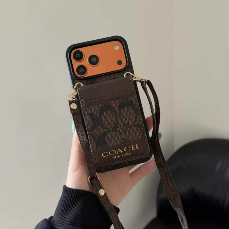 Coach コーチiphone 17e/Air/16/15/17PRO/18/18Proブランドスマホケースレディース向けiphone 17 18pro max/ ultra /16/15/14/13Proケースiphone 18/Air/17/16e/15/14ブランドケースメンズレディース