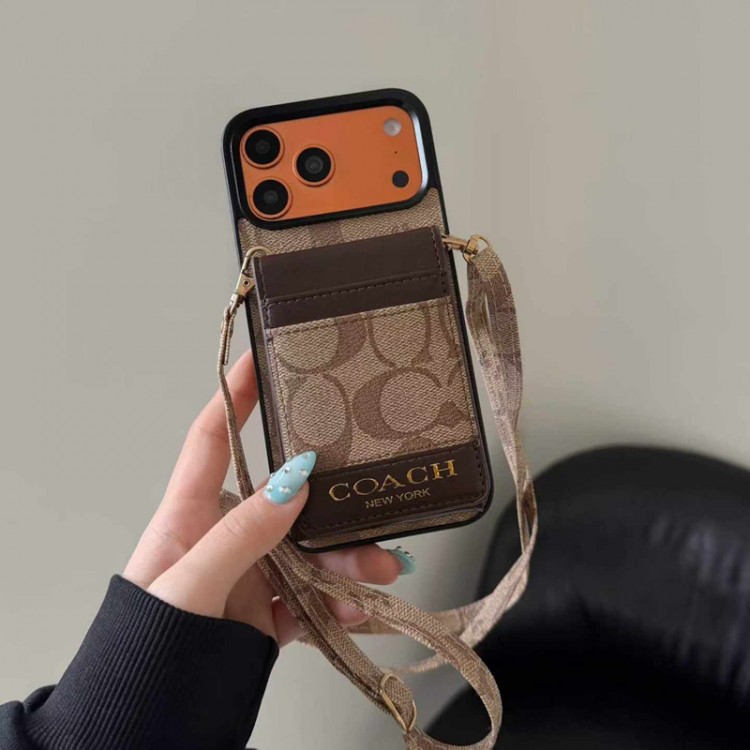 Coach コーチiphone 17e/Air/16/15/17PRO/18/18Proブランドスマホケースレディース向けiphone 17 18pro max/ ultra /16/15/14/13Proケースiphone 18/Air/17/16e/15/14ブランドケースメンズレディース