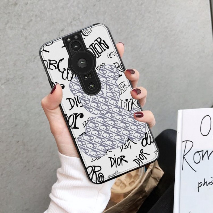 Dior ディオール iPhone14Pro Max/14/14pro/13Pro Maxケース 熊柄 xperia 1iv/10ivレザーケース かわいい ブランド galaxyS22/S22plus/S22Ultra携帯カバー カジュアル おしゃれ xperia5iii/10iii人気ケース