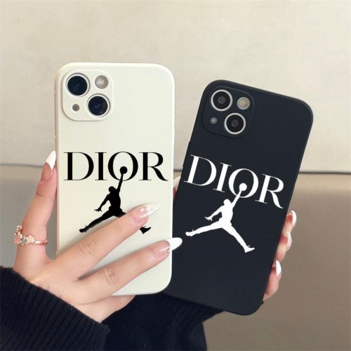 Dior ディオール JORDAN ハイブランドアイフォン15プロ/14/13スマホケースiphone15/14/13Proブランドスマホケースブランドiphone15/14Proメンズケース